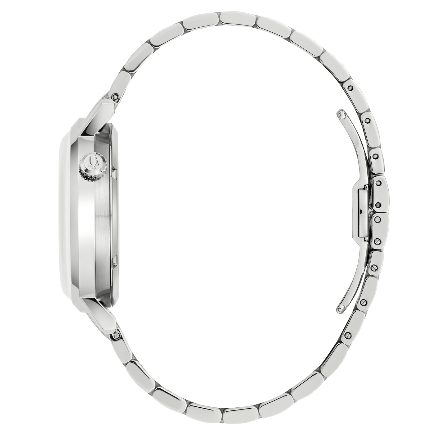 Bulova Aerojet Automatik 42 Stunden Gangreserve, Edelstahlband, Grün Herrenuhr 96A319
