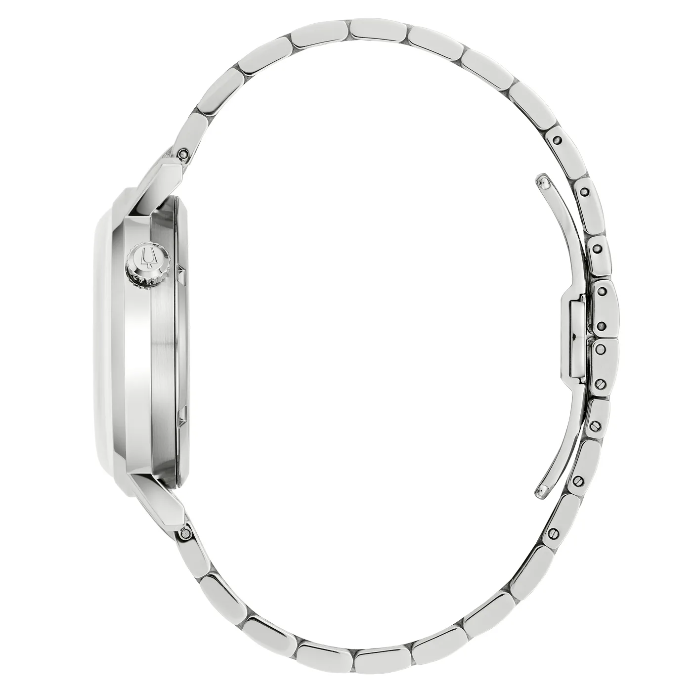 Bulova Aerojet Automatik 42 Stunden Gangreserve, Edelstahlband, Grün Herrenuhr 96A319