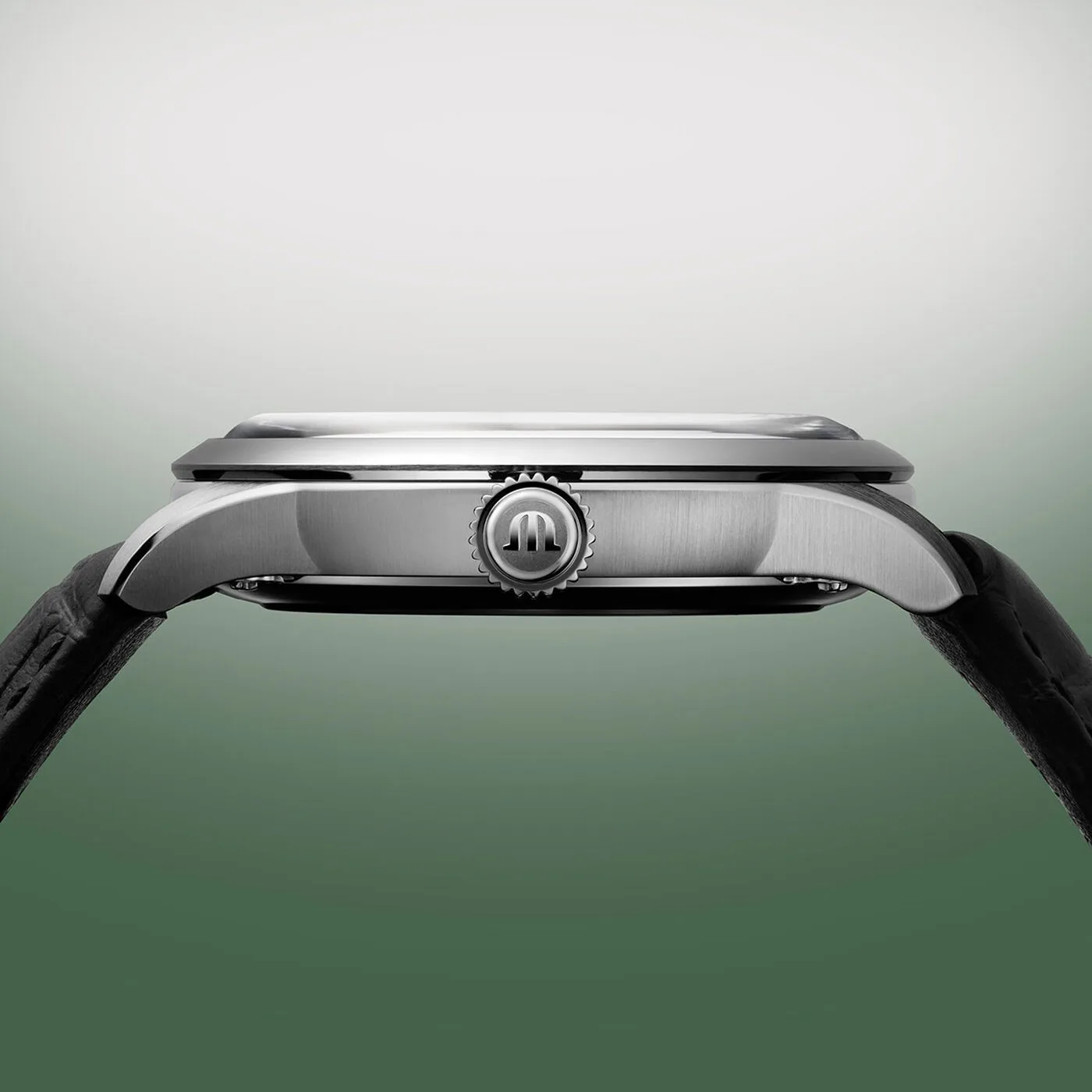 Maurice Lacroix 1975 Legacy 39 mm Automatik Lederarmband Herrenuhr 756207-SS001-130-2