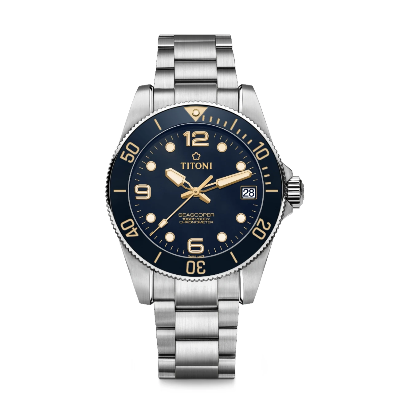 Titoni SEASCOPER RETRO CHRONOMETER 42MM Herrenuhr 83601 S-BO-255