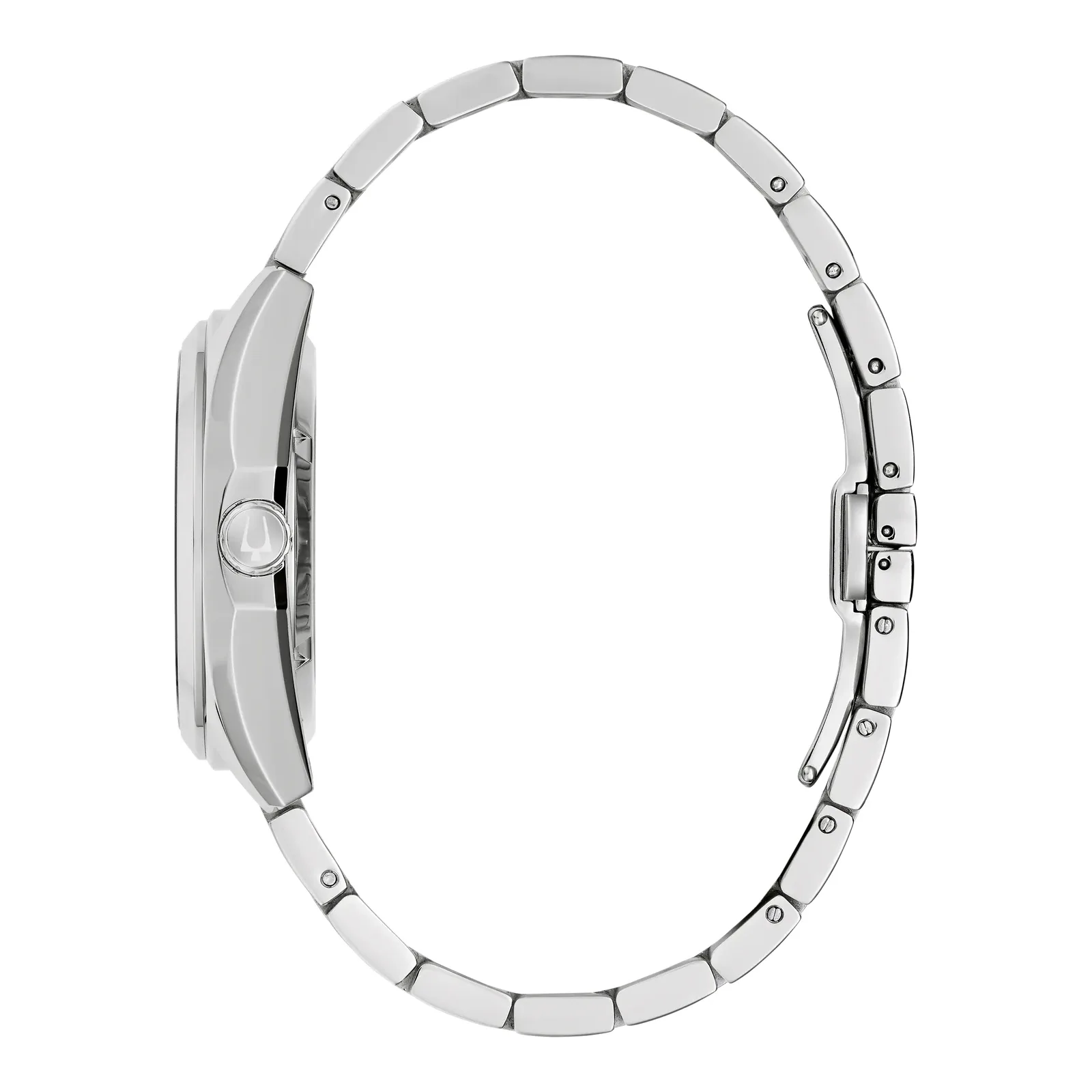Bulova Surveyor Automatik offene Unruh Edelstahl weiß Herrenuhr 96A345