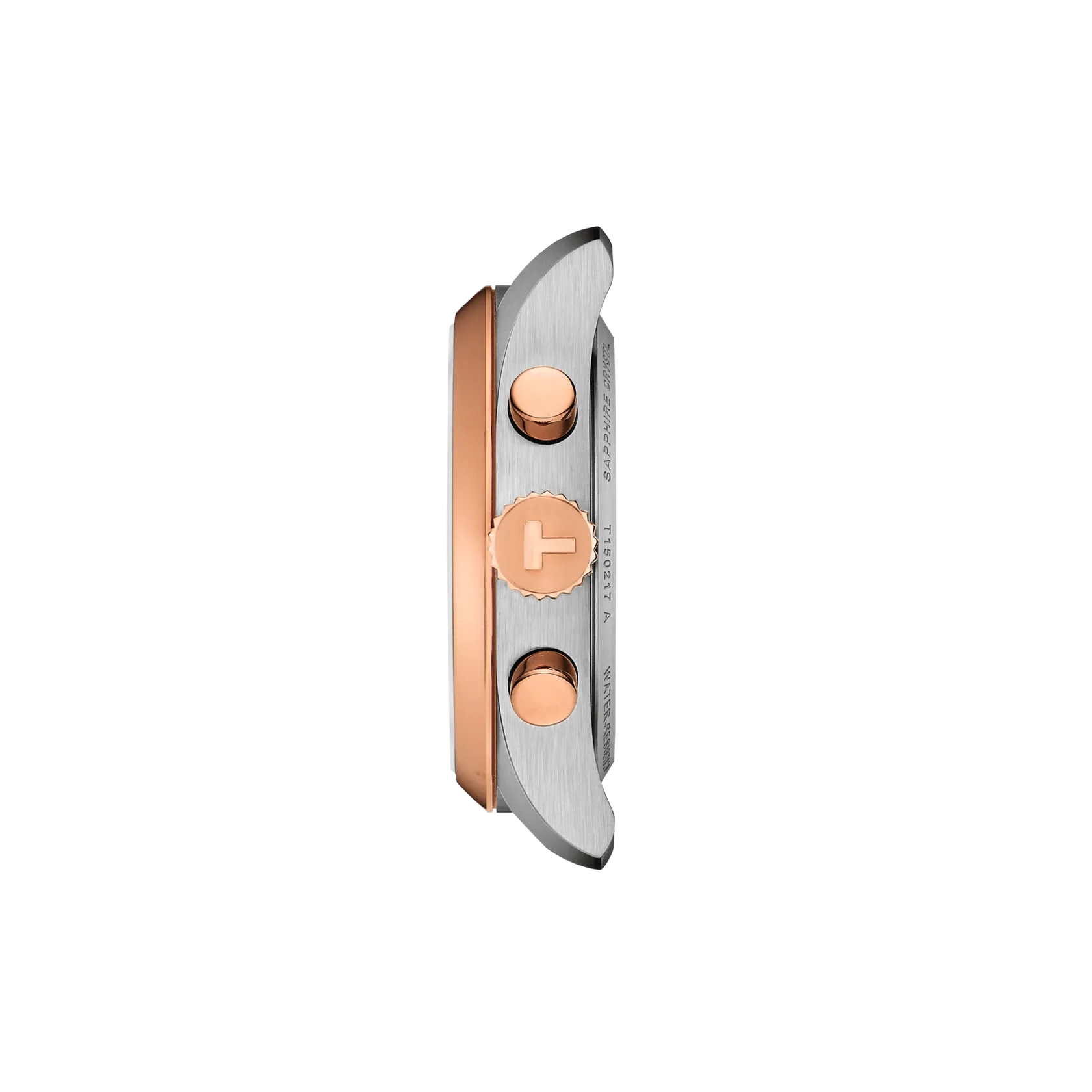 Tissot PR 100 36mm Schweizer Quarzwerk, Perlmuttzifferblatt, Grau und Roségold Damenuhr T150.217.22.111.00