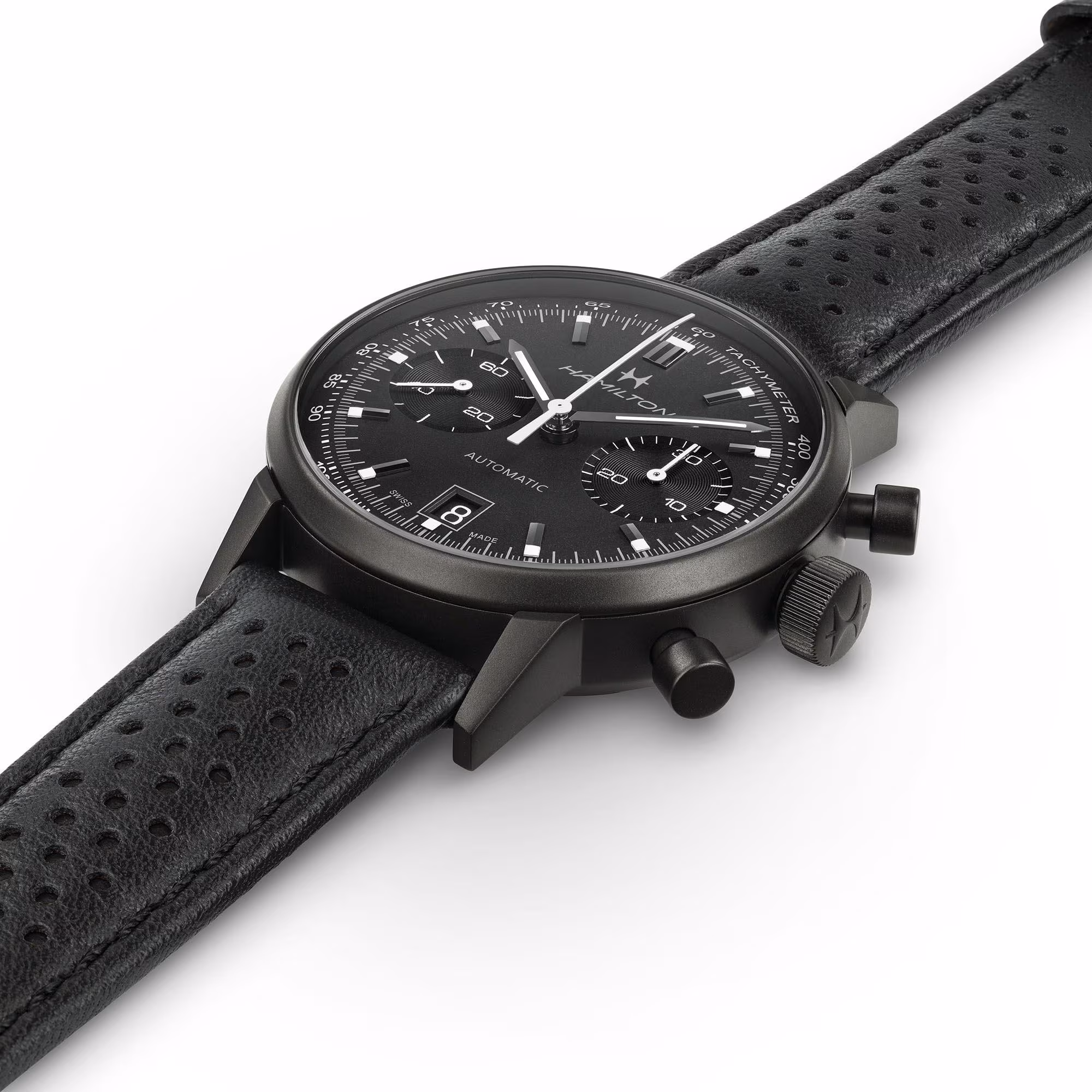 Hamilton Intra-Matic Auto Chrono 40 mm weiß H38446730