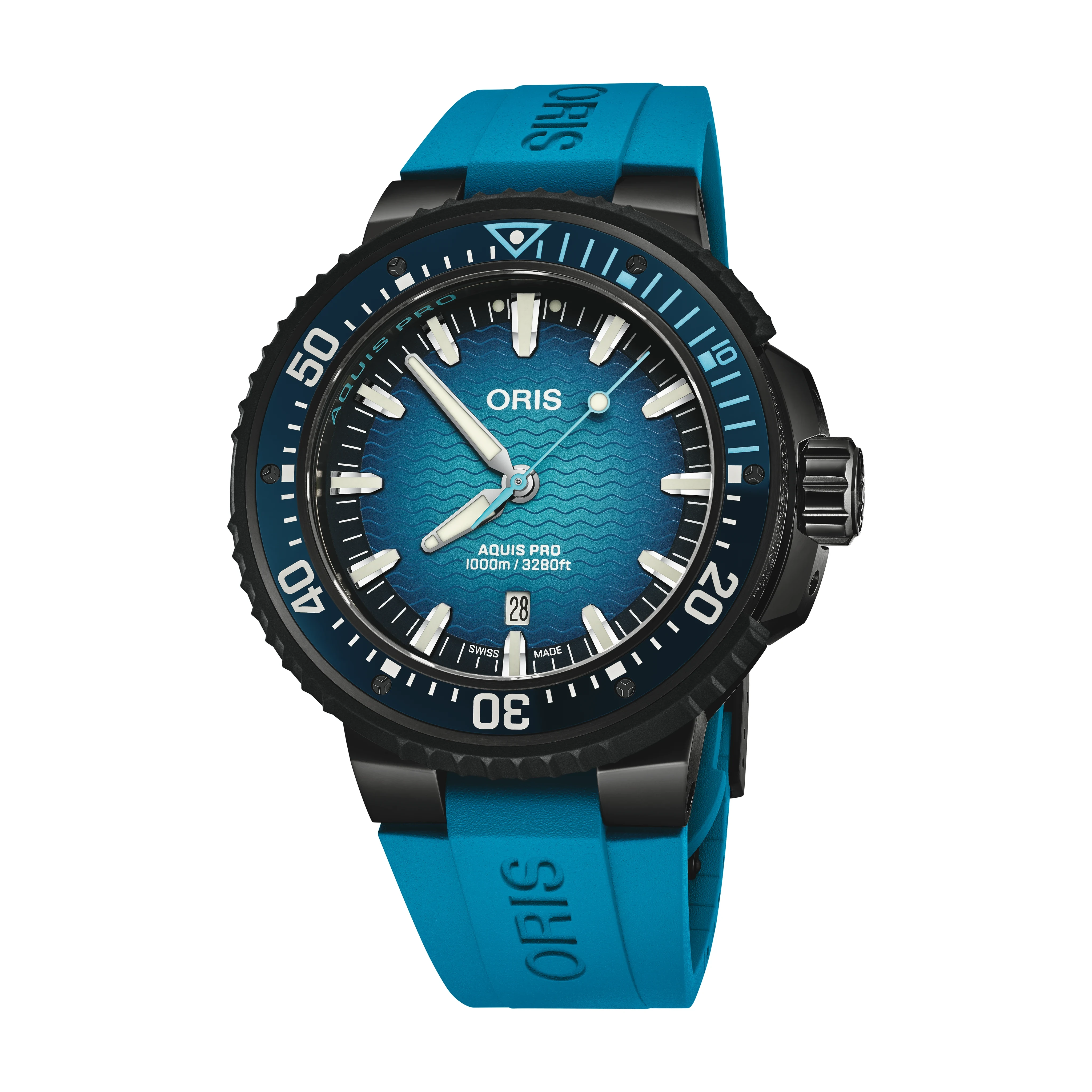 Oris Aquis Pro 1000 m Taucheruhr Herrenuhr 01 733 7801 7255-Set