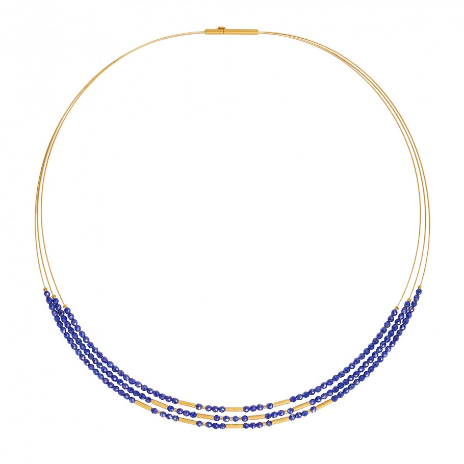 Bernd Wolf Clani Collier Lapislazuli 43cm, 85204236-043