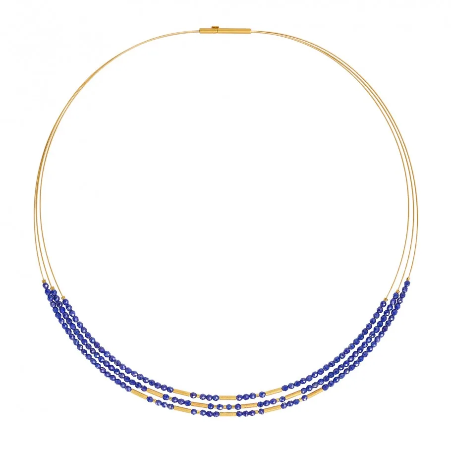 Bernd Wolf Clani Collier Lapislazuli 43cm, 85204236-043
