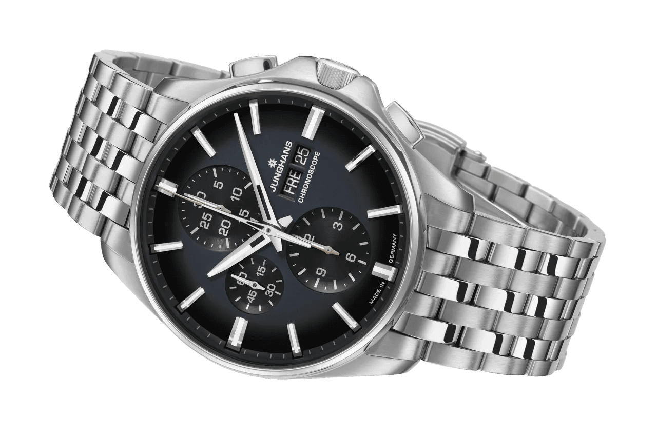 Junghans Meister S Cronoscope Herrenuhr 027/4228.44