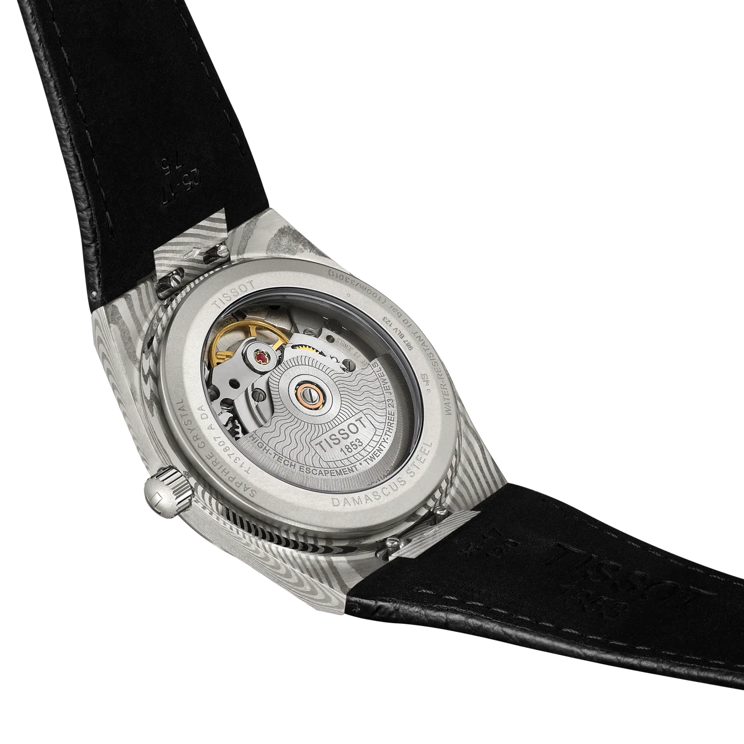 Tissot PRX 38mm DAMASZENERSTAHL Automatik Herrenuhr T137.807.96.081.00