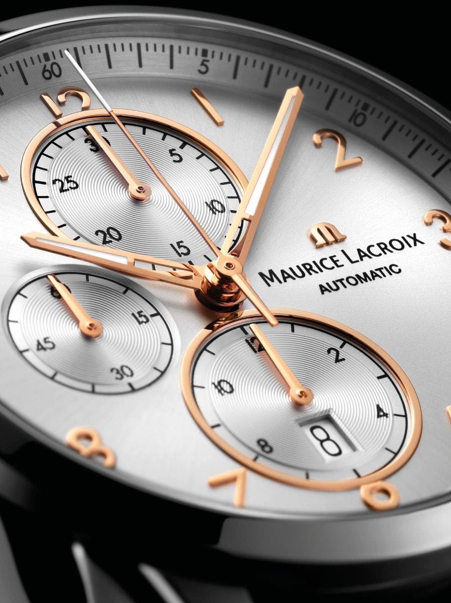 Maurice Lacroix Pontos Chronograph Date Herrenuhr PT6388-SS001-220-2