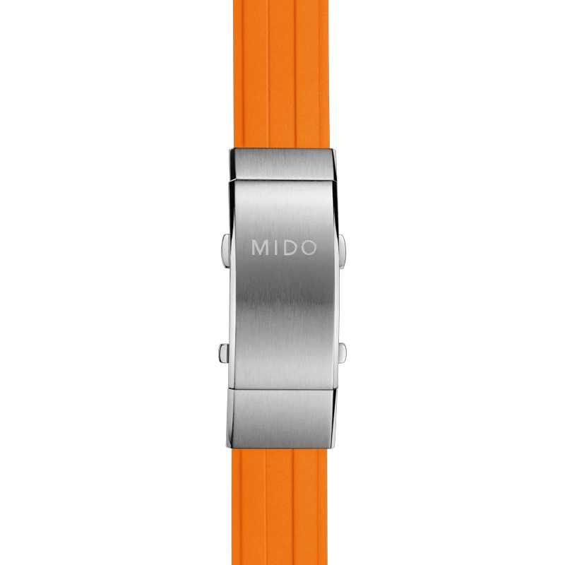 Mido Ocean Star 200 Ersatzarmband Kautschuk Orange 21 mm M852020132