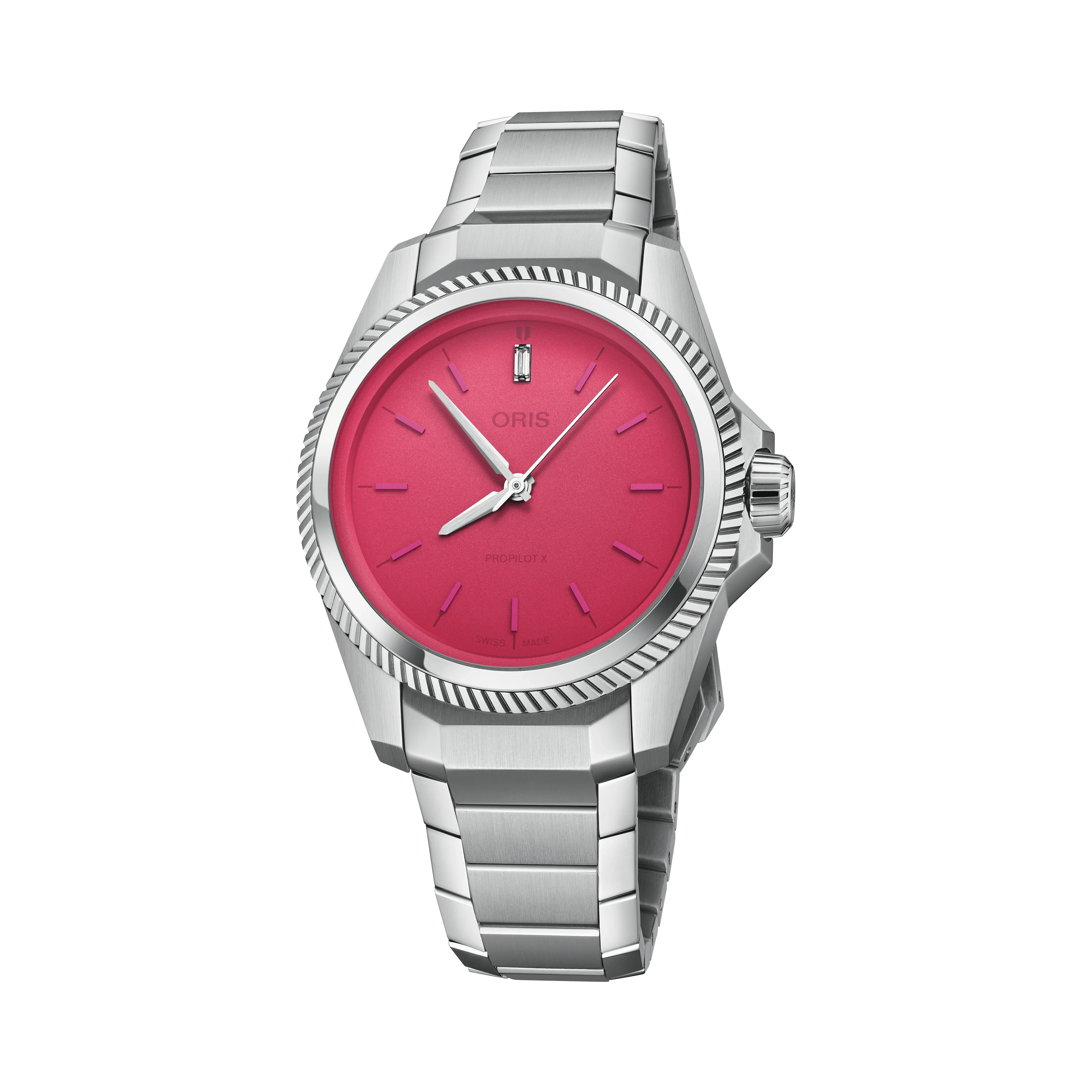 Oris Propilot X Miss Piggy Edition Damenuhr 01 531 7796 4158-07 8 17 05LC
