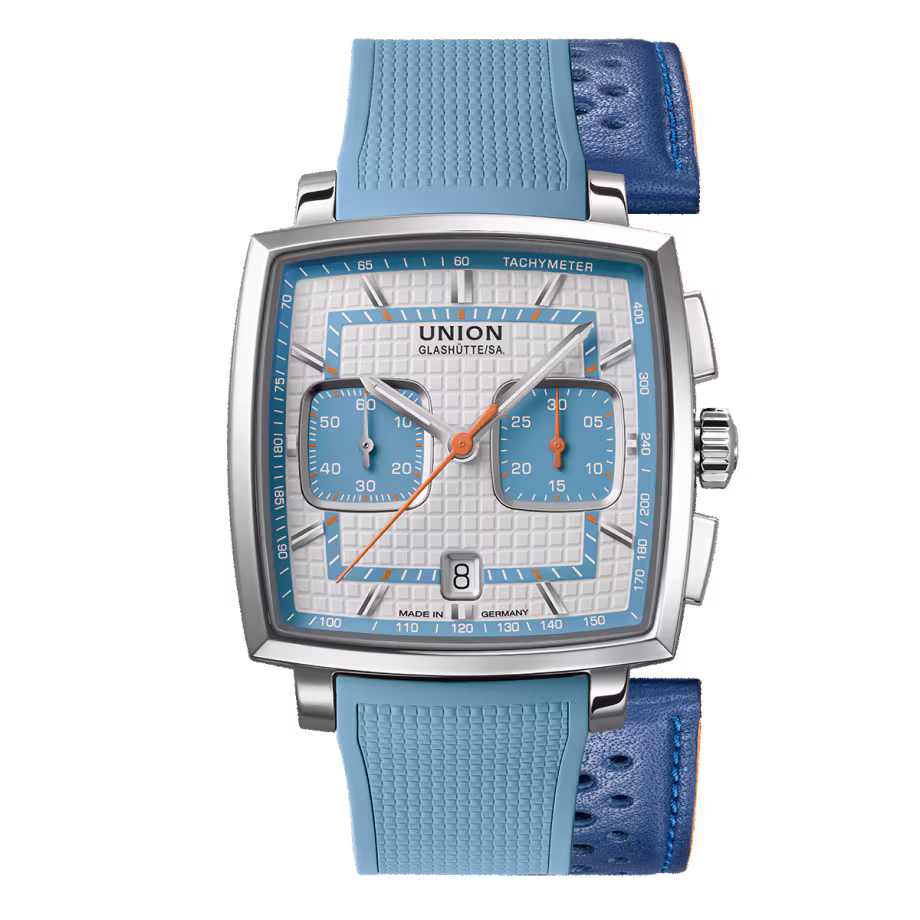 Union Glashütte Averin Chronograph Set mit zusätzlichem Armband Herrenuhr D015.527.17.011.02