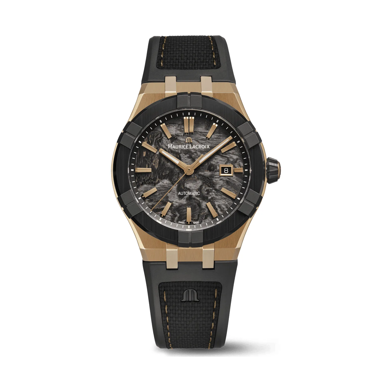 Maurice Lacroix Aikon-IC Frozen Carbon Bronze 43 mm Herrenuhr AC6008-BRL20-730-2
