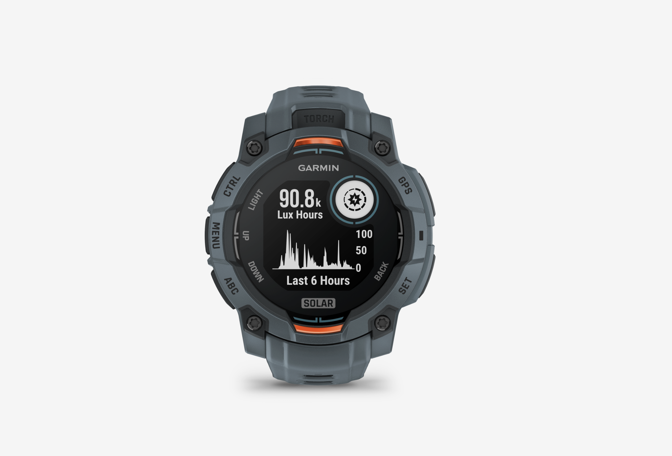  Garmin Instinct® 3 Solar 010-02934-01 - 45 mm Twilight mit Silikon-Wechselarmband 22 mm Twilight