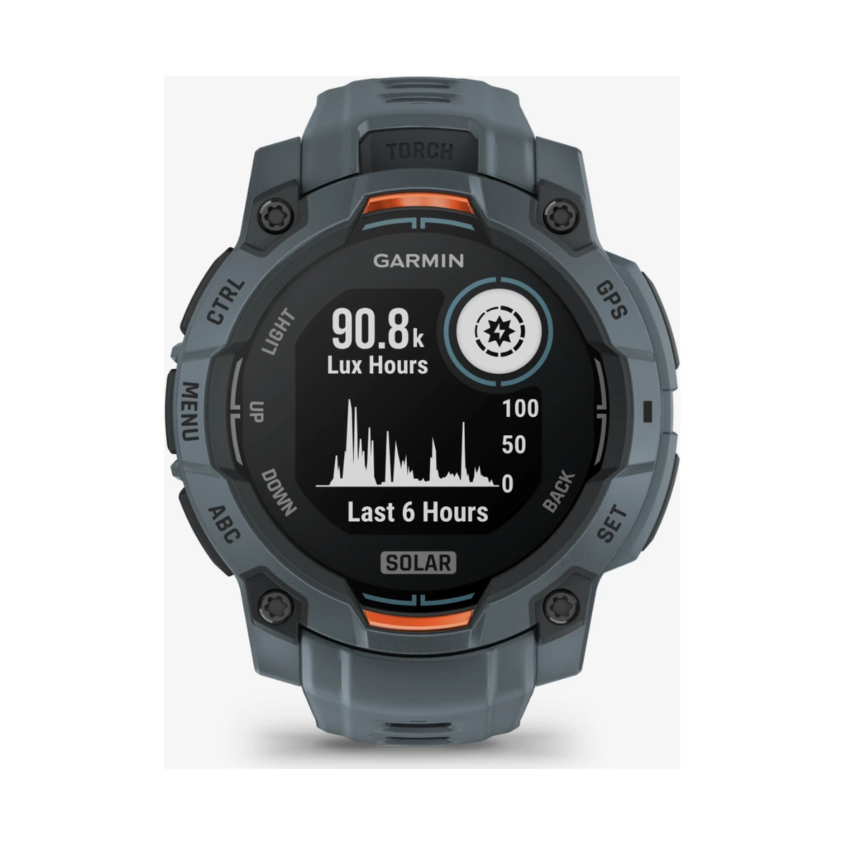 Garmin Instinct® 3 Solar 010-02934-01 - 45 mm Twilight mit Silikon-Wechselarmband 22 mm Twilight