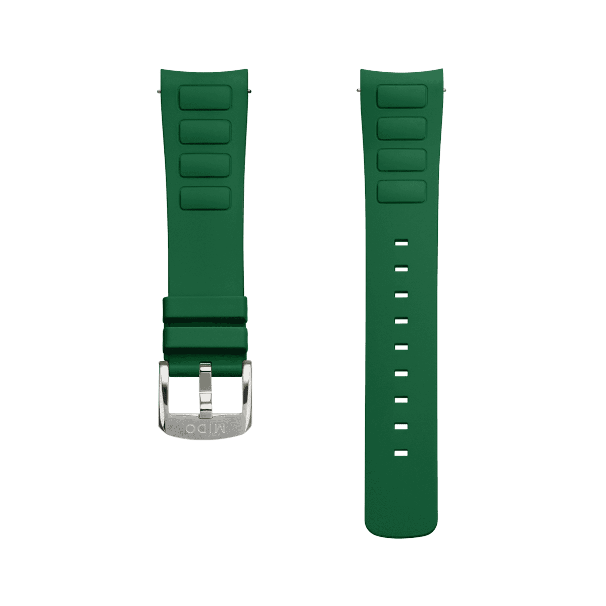 Mido TV Ersatzarmband Kautschuk Grün 22 mm M852.019.156