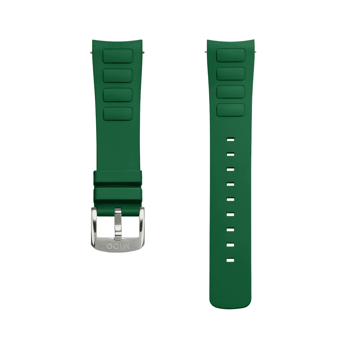 Mido TV Ersatzarmband Kautschuk Grün 22 mm M852.019.156
