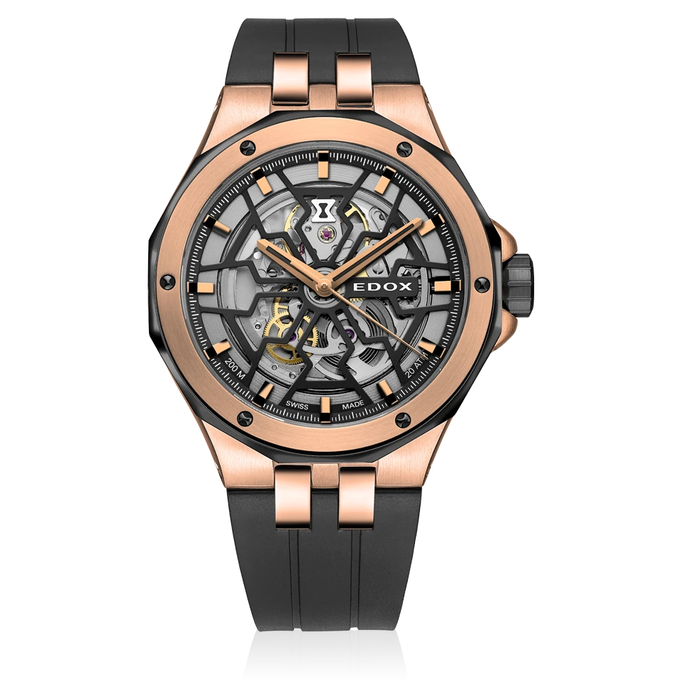 Edox Delfin the Original Mecano Automatic Herrenuhr 85303-357RN-NRN