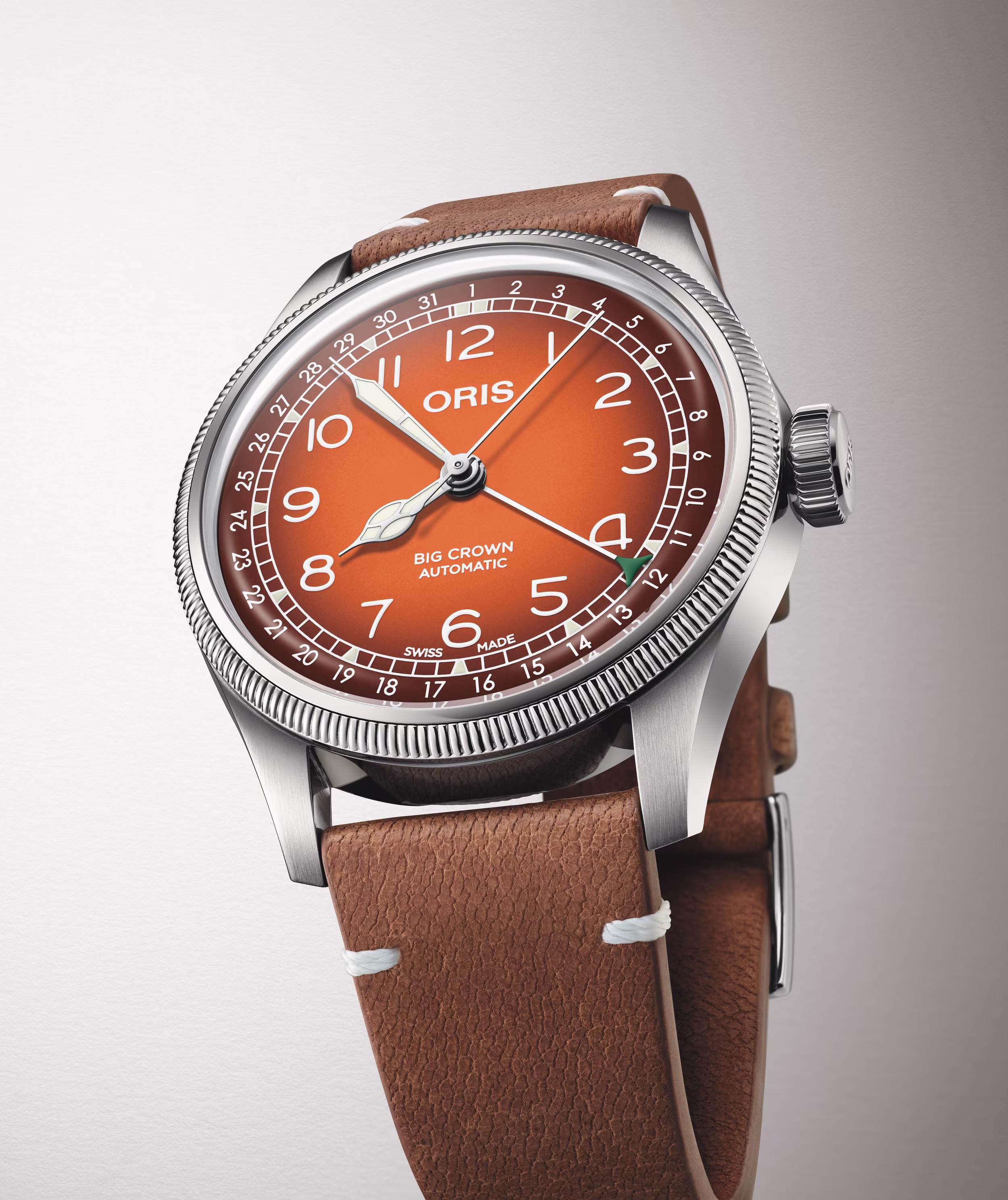 Oris Oris X Cervo Volante 40mm Hirschlederarmband Automatik Rot Herrenuhr 01 754 7785 4068-Set