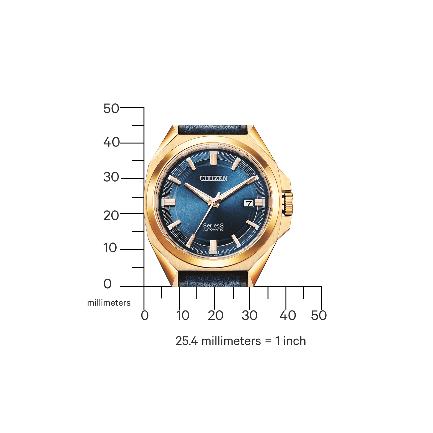 Citizen Mechanical Herrenuhr NB6012-18L Series 8