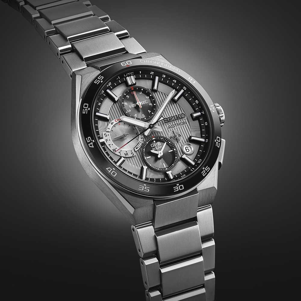 Seiko Seiko Astron GPS Solar Dual Time Chronograph Herrenuhr SSH153J1
