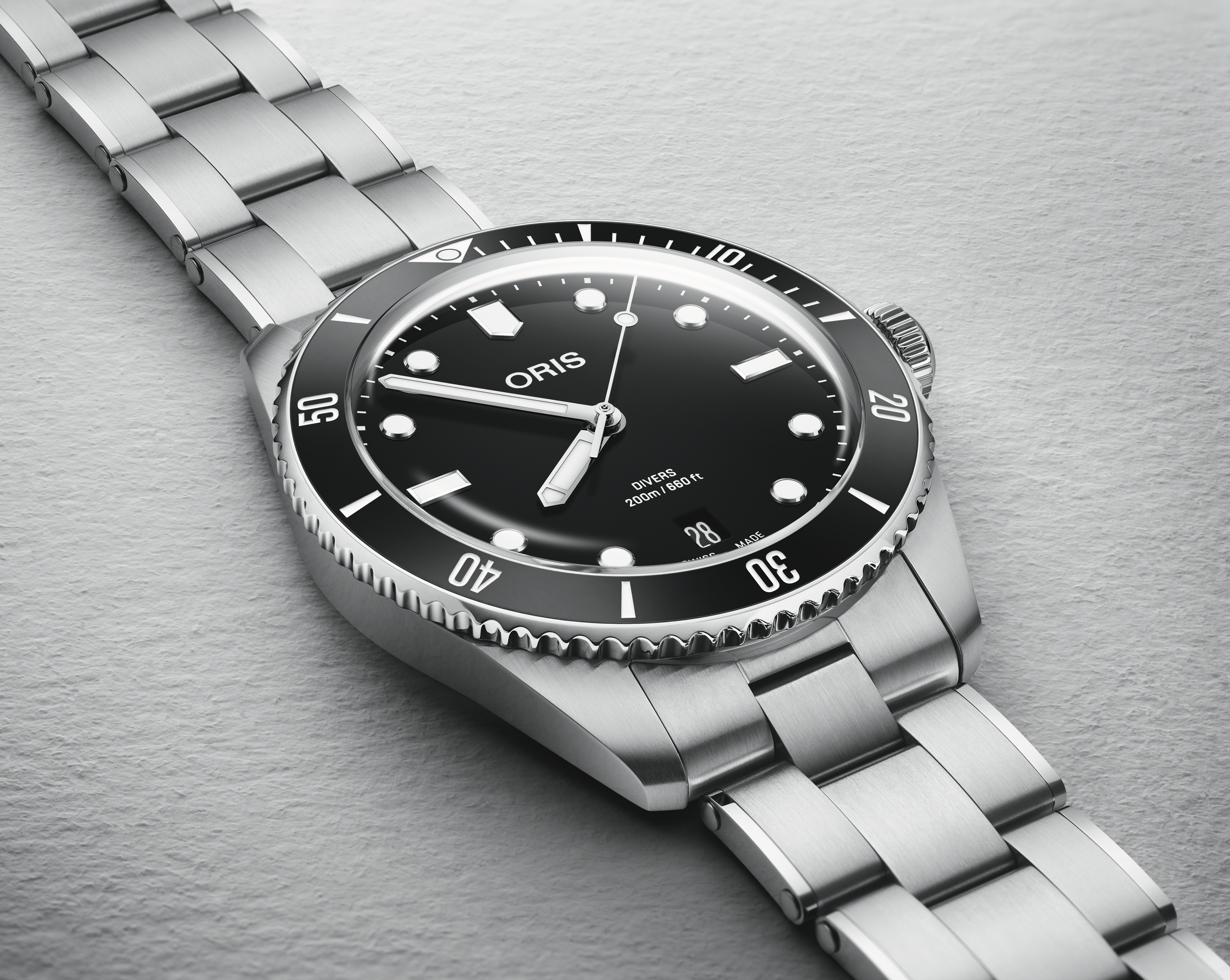 Oris Divers Date Automatik Herrenuhr inklusive Ersatzarmband, 01 733 7795 4054-Set