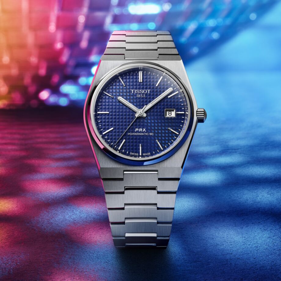 Tissot PRX Herrenuhr T137.407.11.041.00 Set mit schwarzem Kautschukband