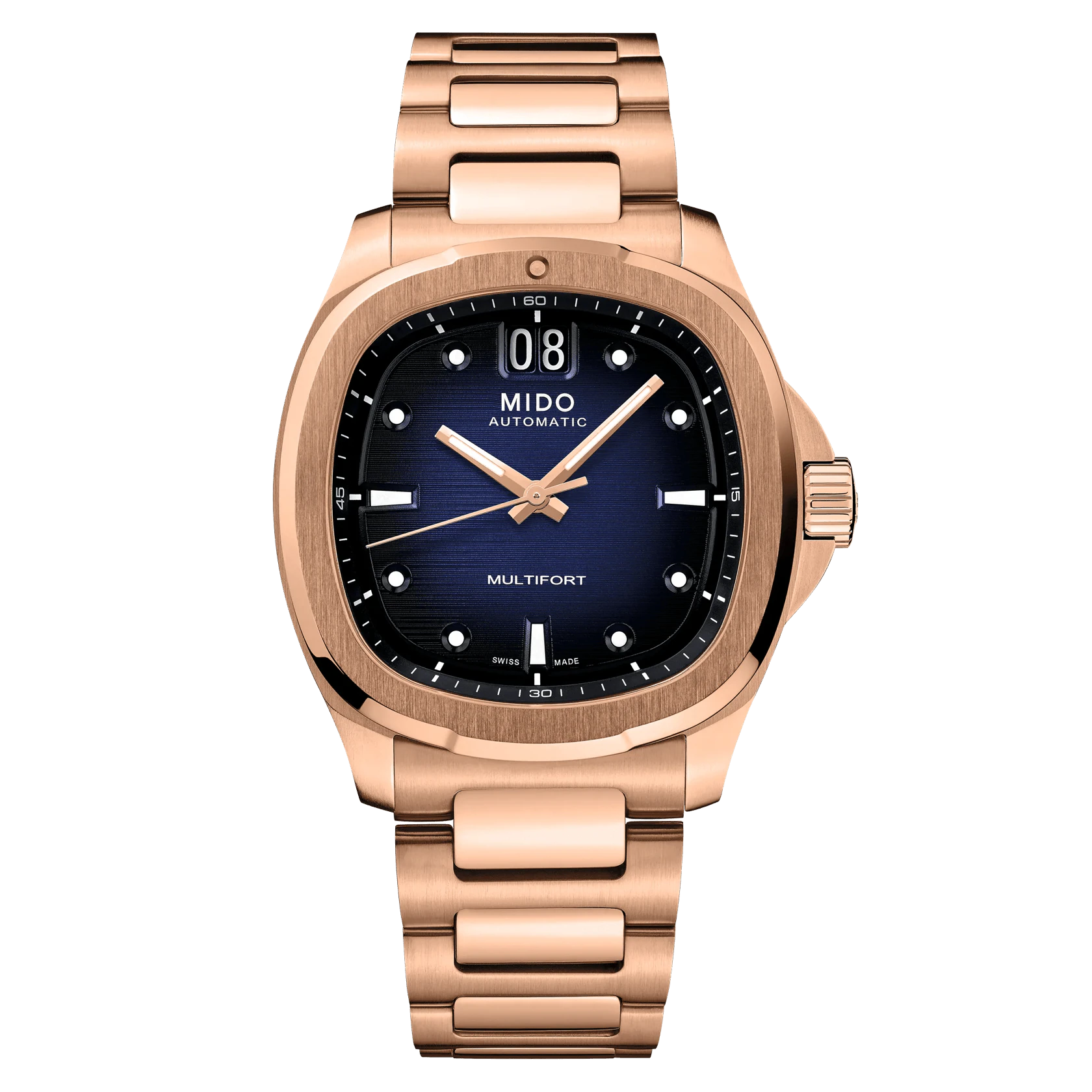 Mido Multifort TV Big Date Roségold Herrenuhr M049.526.33.041.00