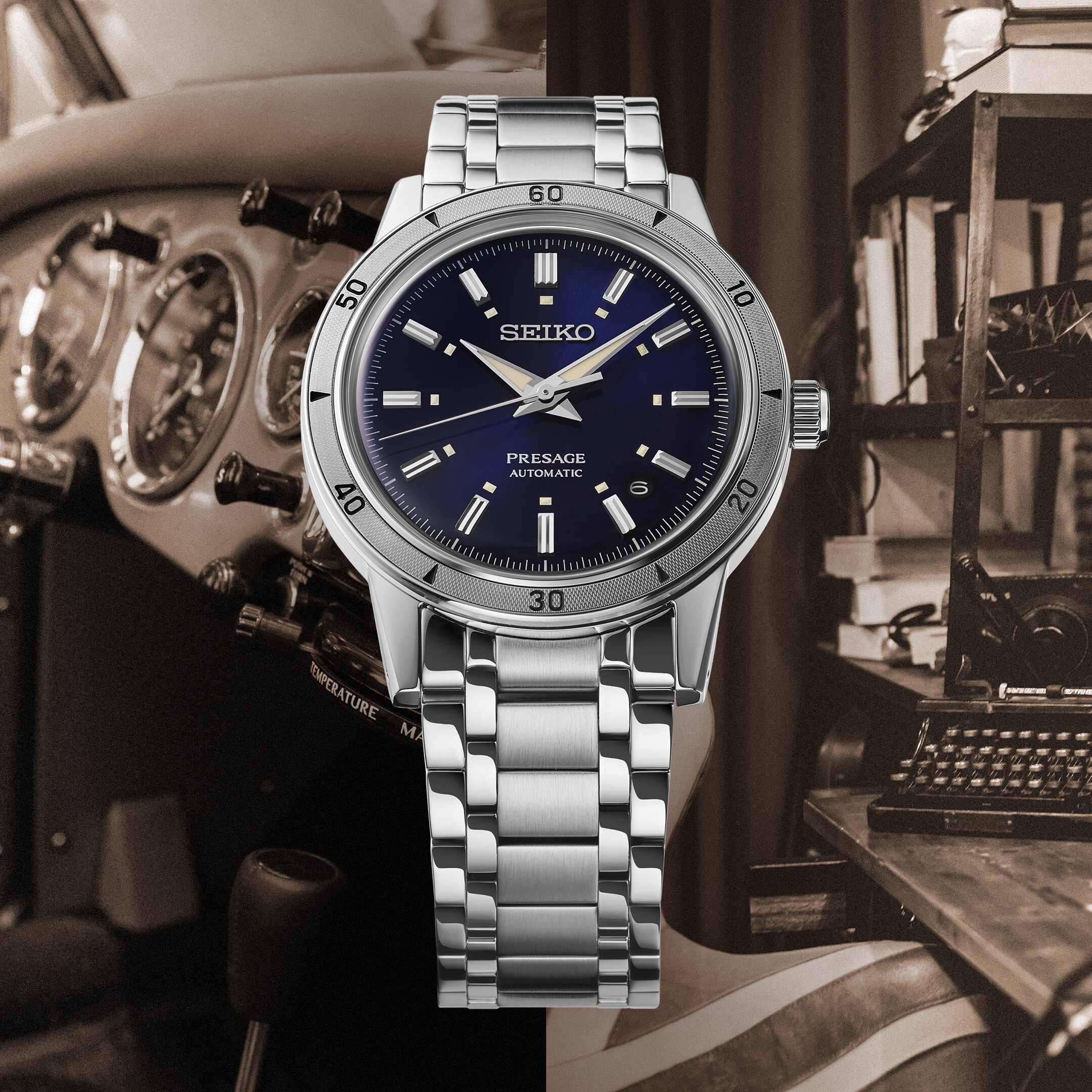 Seiko Presage Style 60‘s Automatik Herrenuhr SRPL07J1