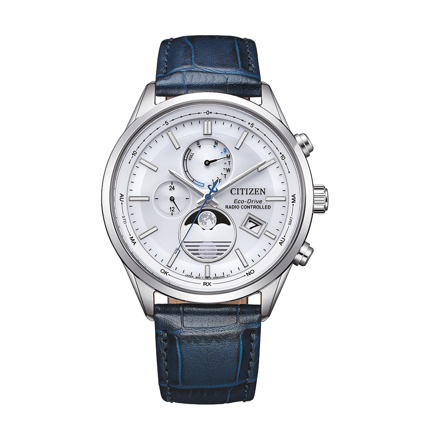 Citizen Eco Drive Funkuhr Mondphase Herrenuhr BY1030-09A