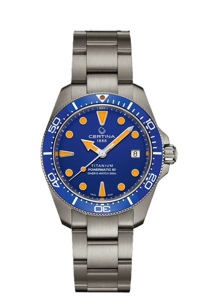 Certina DS Action Diver 38mm Titanium Automatik Blau C048.807.44.041.00