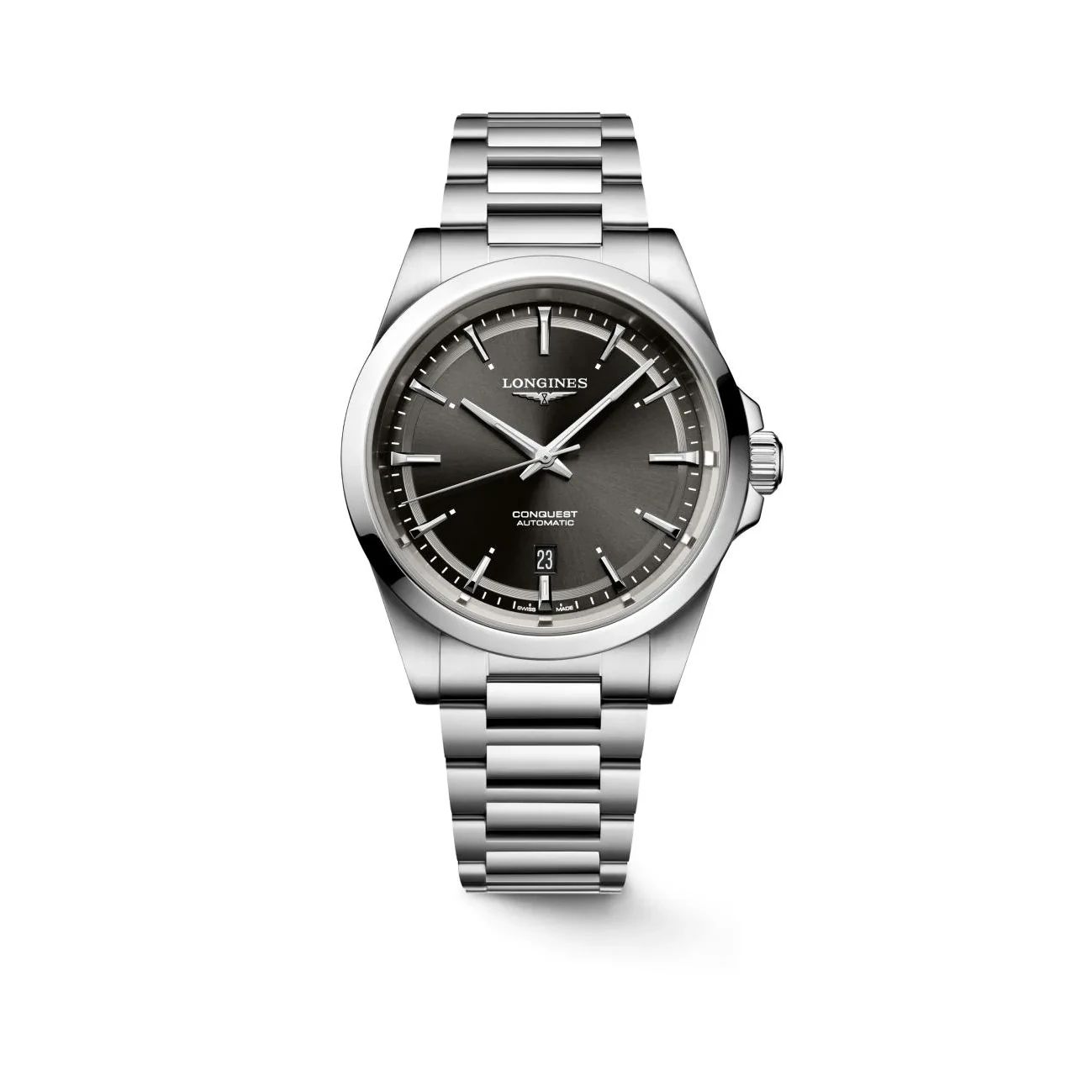 Longines Conquest 41mm schwarz Herrenuhr L3.830.4.52.6