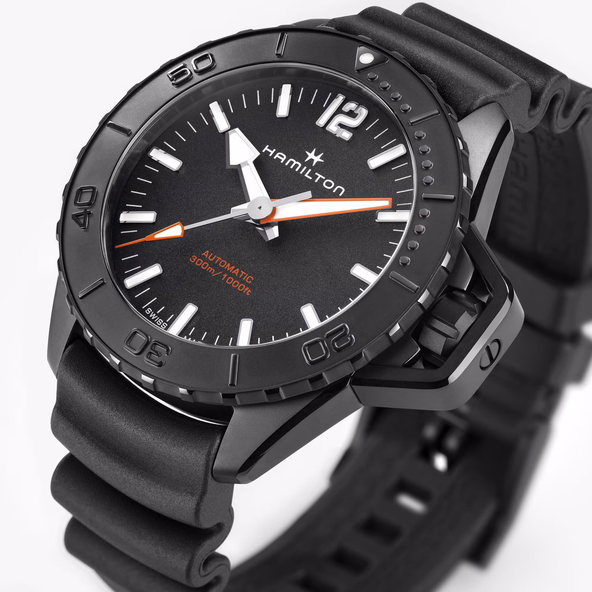 Hamilton KHAKI NAVY FROGMAN 46MM Herrenuhr H77855330