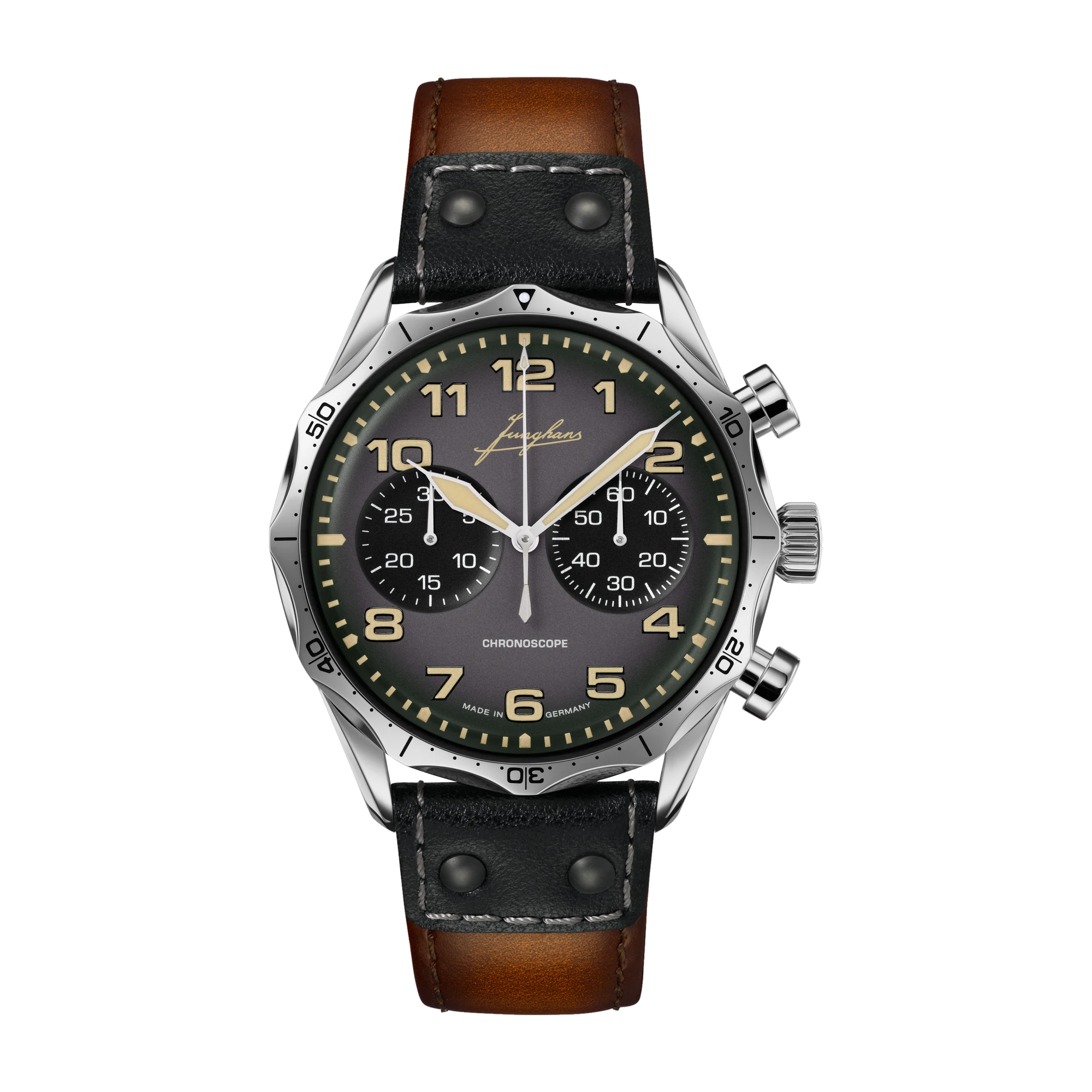 Junghans Pilot Chronoscope Herrenuhr 27/3493.00