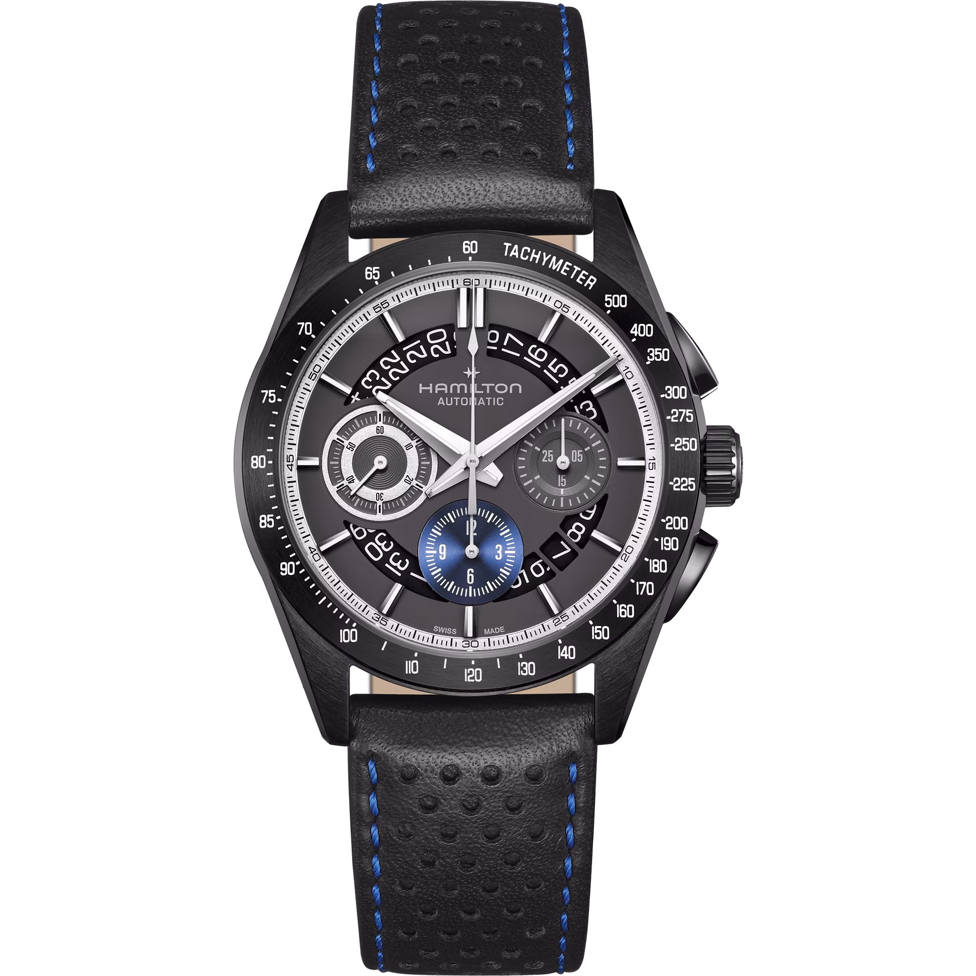 Hamilton Jazzmaster Performer Autochrono Automatik Herrenuhr H36646780 