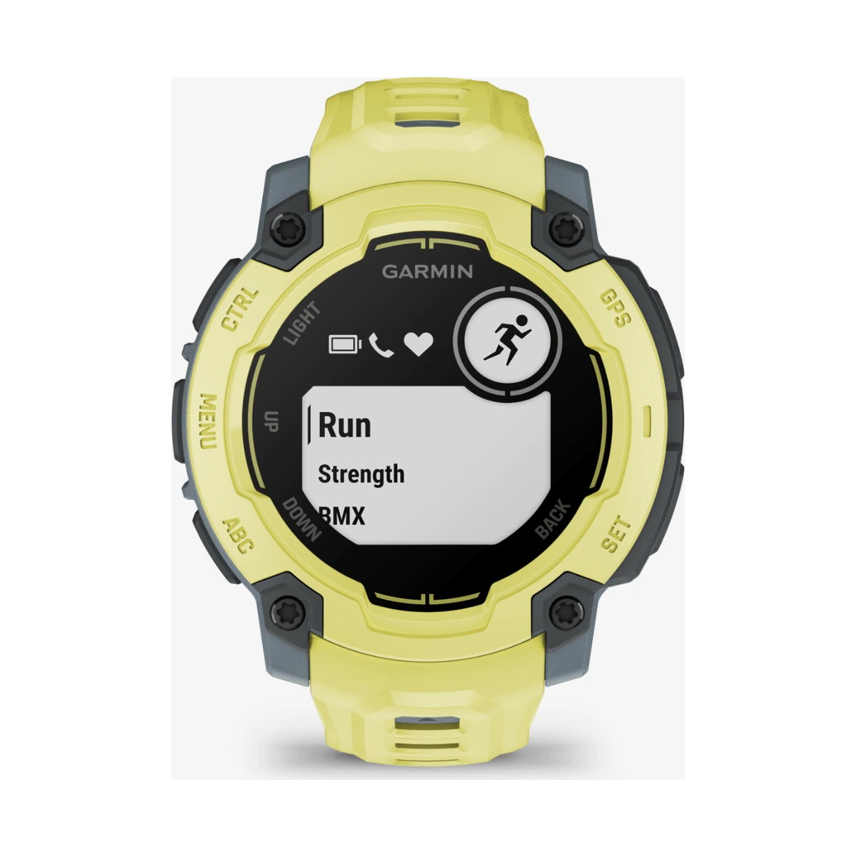Garmin Instinct® E 010-02933-01 - 45 mm Twilight/Electric Lime mit Silikon-Wechselarmband 22 mm Electric Lime