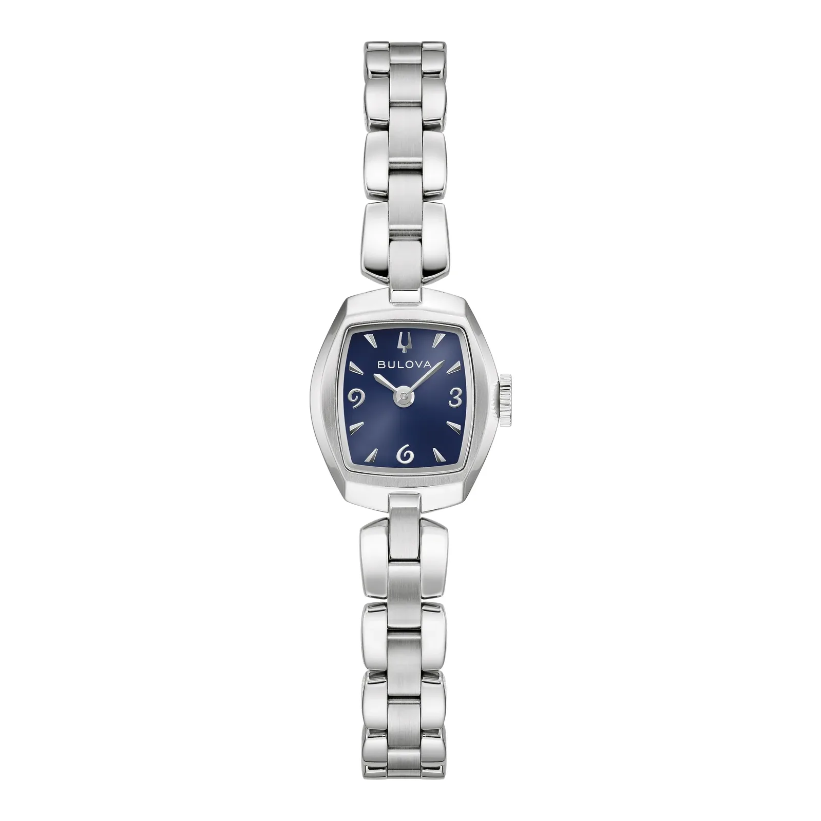 Bulova Goddess of Time Jackie Quarz Edelstahl blau Damenuhr 96L361