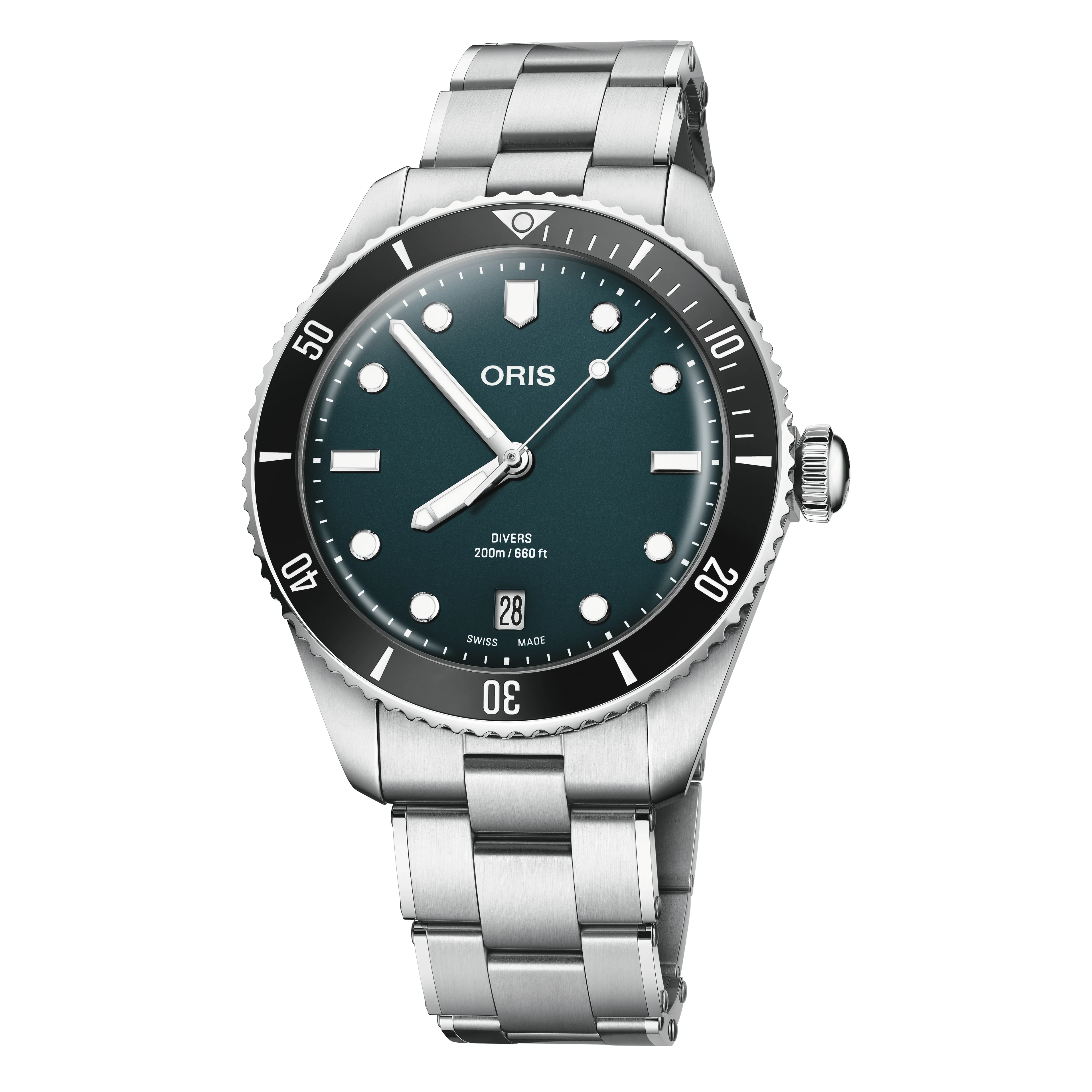 Oris Divers Date Automatik Herrenuhr inklusive Ersatzarmband, 01 733 7795 4055-Set