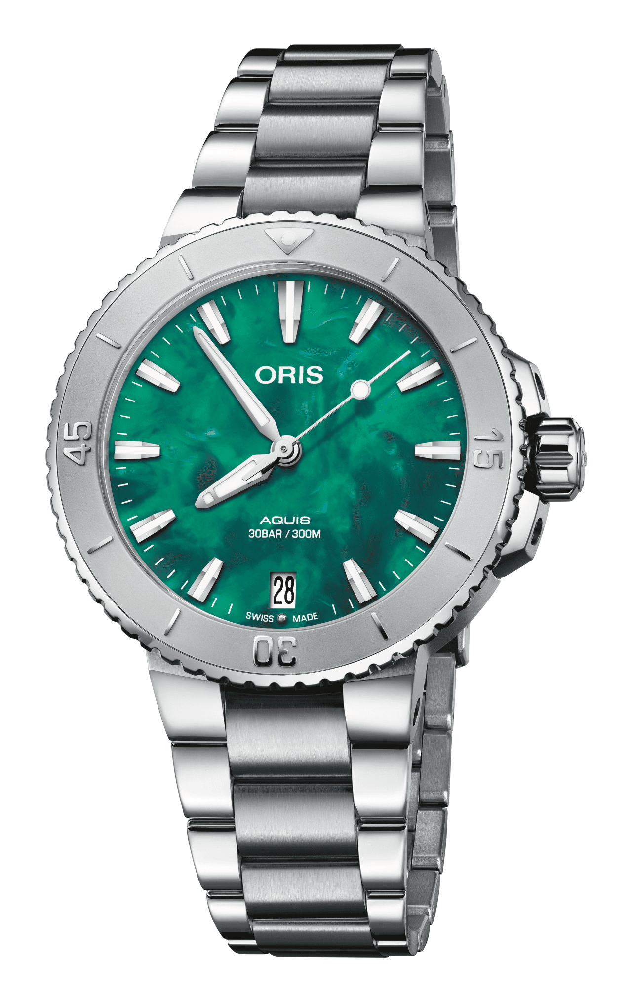 Oris Oris X Bracenet 36,5mm Lünette mit Minutenskala Damenuhr 01 733 7770 4137-07 8 18 05P