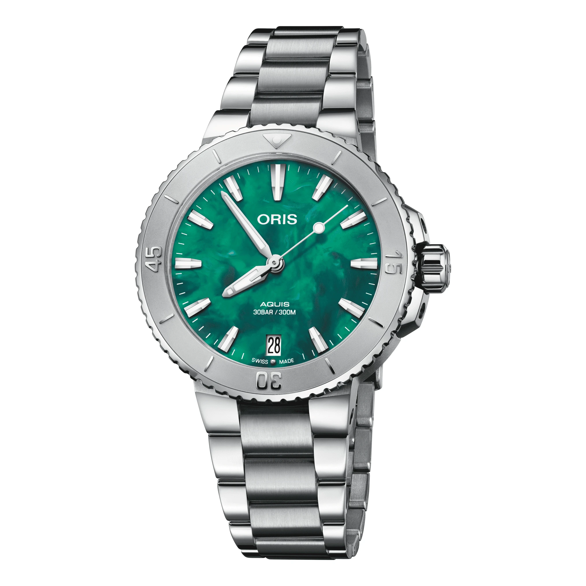 Oris Oris X Bracenet 36,5mm Lünette mit Minutenskala Damenuhr 01 733 7770 4137-07 8 18 05P