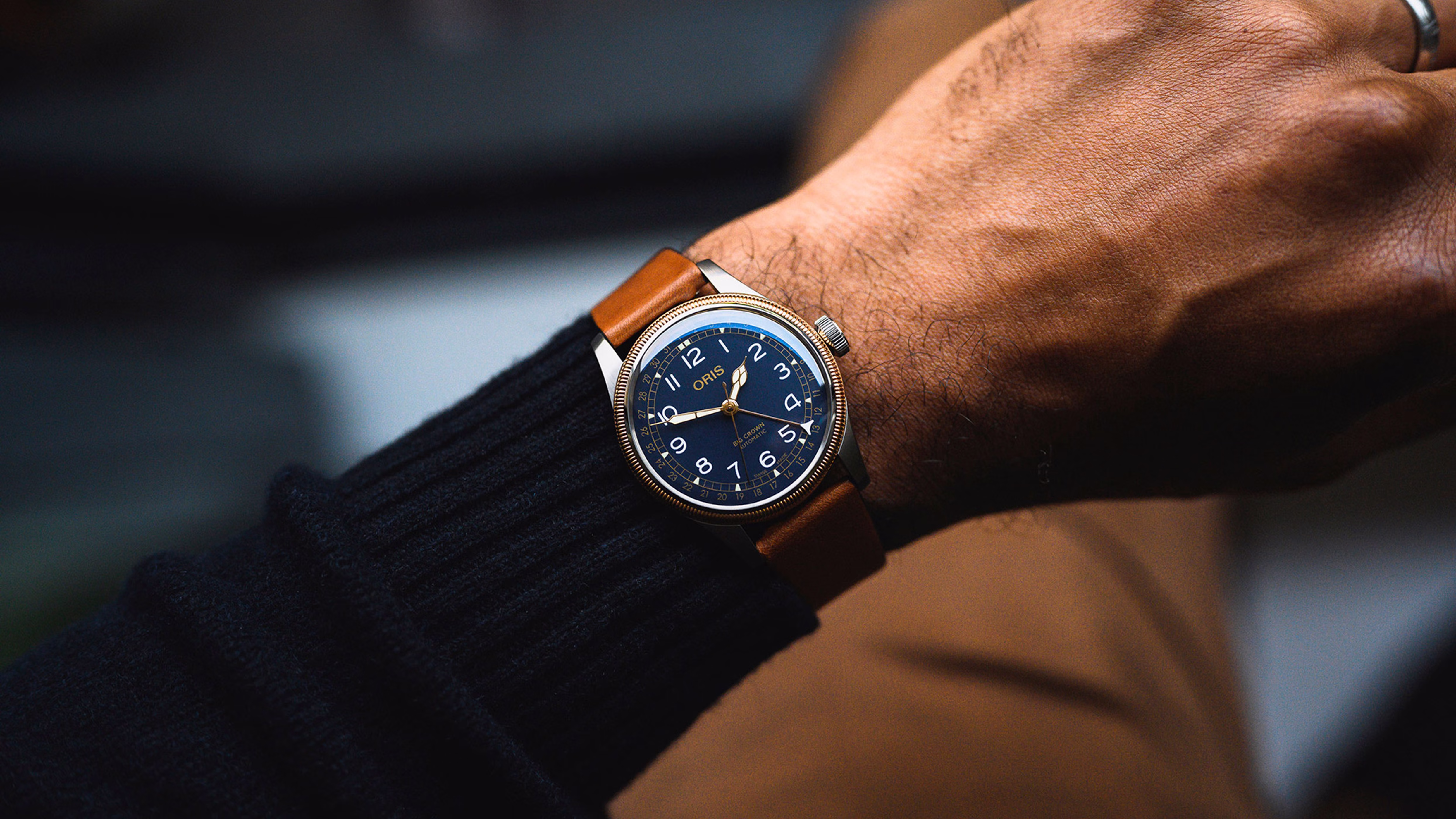 Oris Big Crown Pointer Date 40mm Automatik Blau Herrenuhr 01 754 7741 4365-07 5 20 58