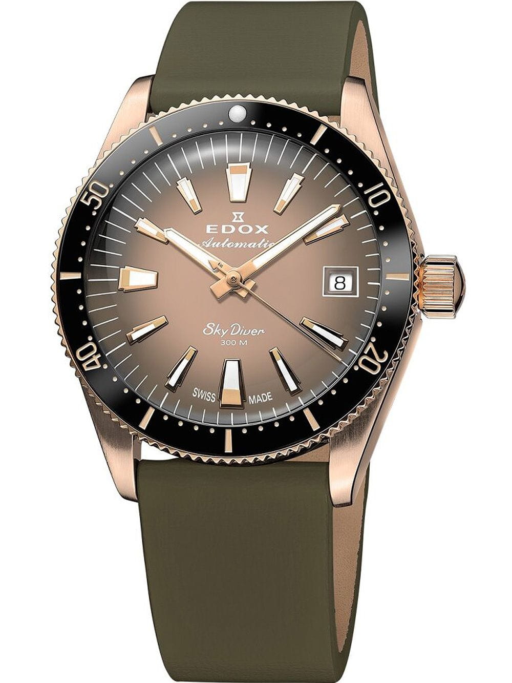 Edox SkyDiver 38 Date Automatic Special Edition Damenuhr 80131 37RNC VDBEI