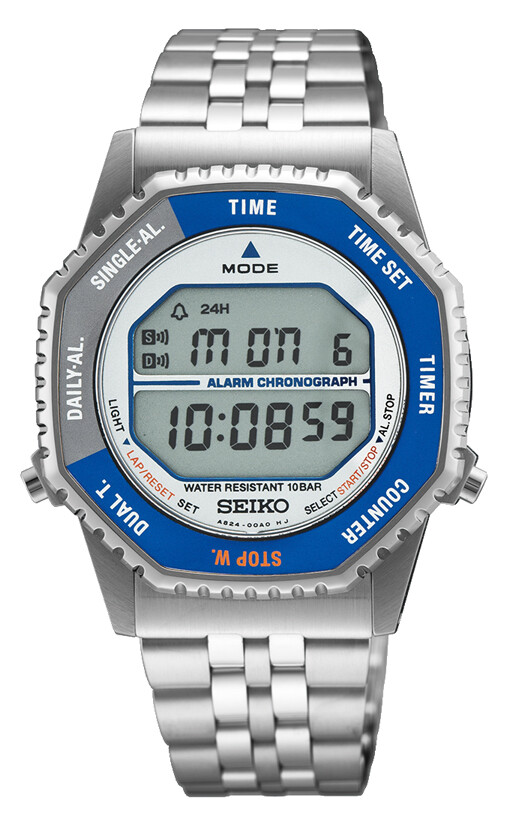 Seiko Klassik Digital Chronograph, Herrenuhr SMGG21P1