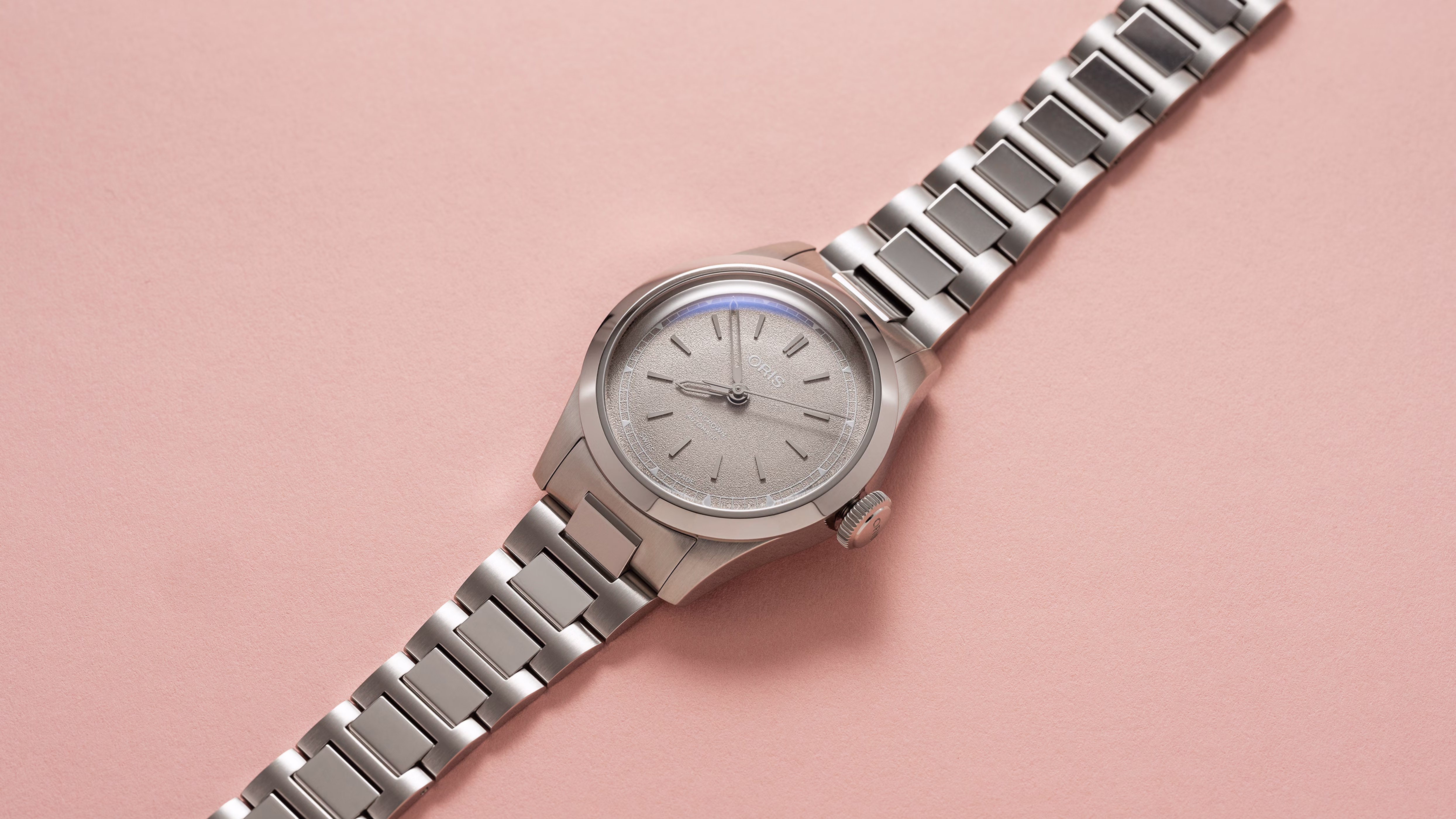 Oris Big Crown 34mm Edelstahl Automatik Braun Damenuhr 01 531 7797 4056-07 8 17 06