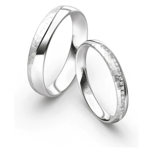 First Individual Love 3D White – Two Trauringpaar Rauschmayer 72-03045 / 73-03045