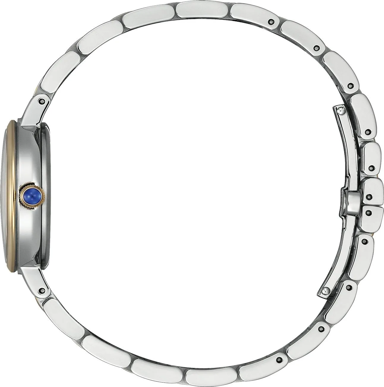 Citizen Analog Quartz, Eco-Drive, Edelstahlband, 27,7 mm Gehäusedurchmesser, Perlmutt Damenuhr EM0996-84Y