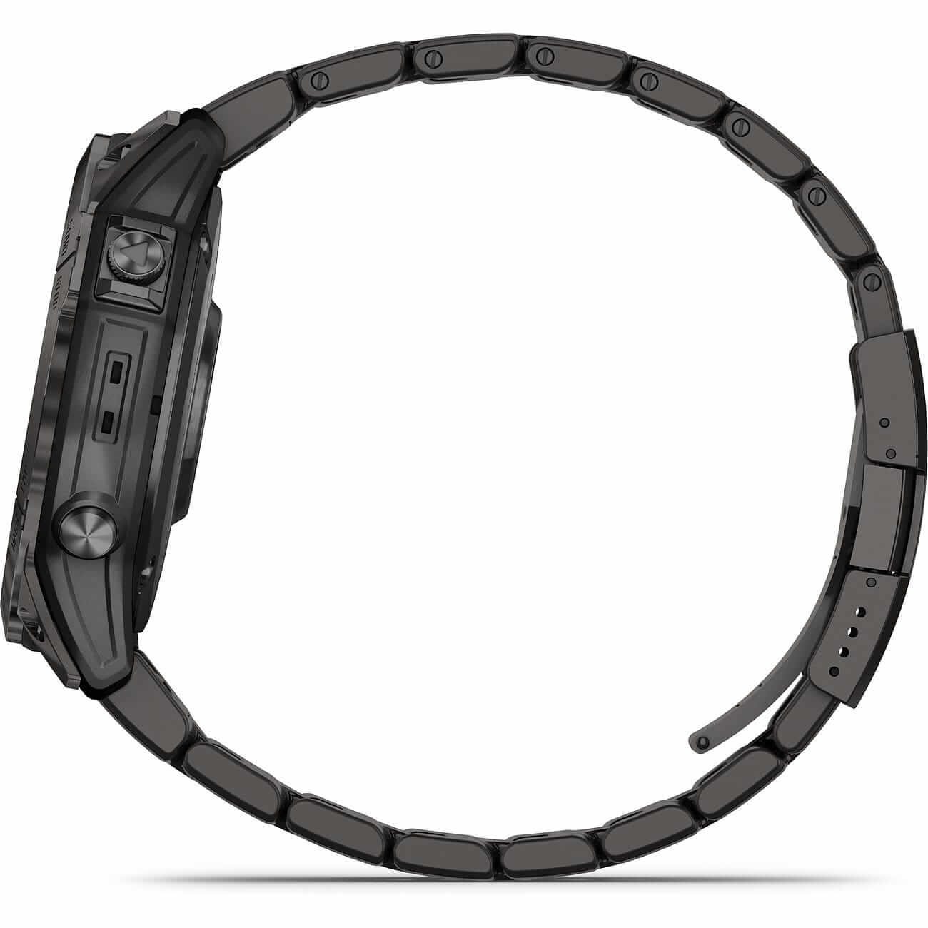 Garmin fēnix® 7X Pro Sapphire Solar Carbongrau Titan mit Titanarmband und Silikonband 010-02778-30