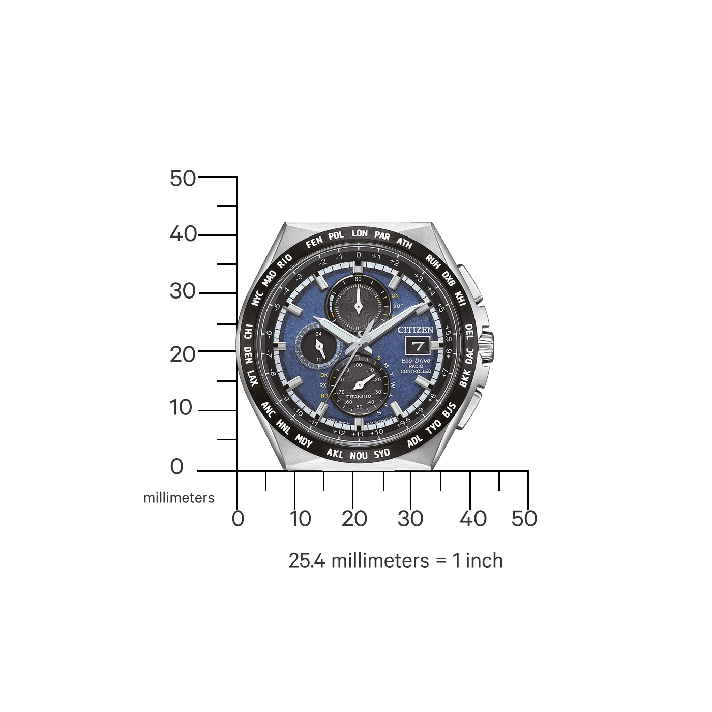 Citizen Eco Drive Chronograph Herrenuhr AT8238-84L