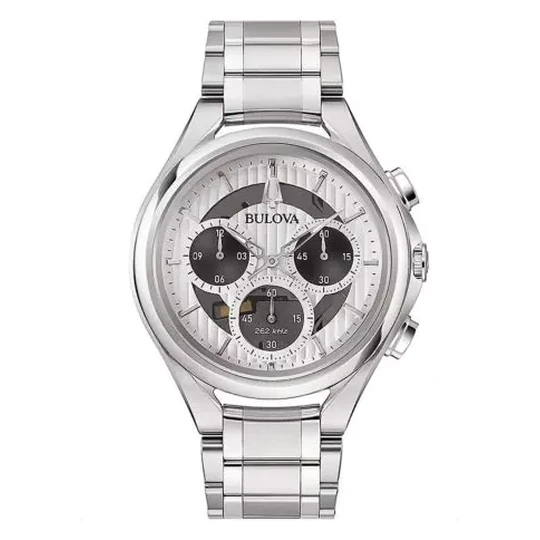 Bulova Herrenuhr Curv Chronograph 96A301