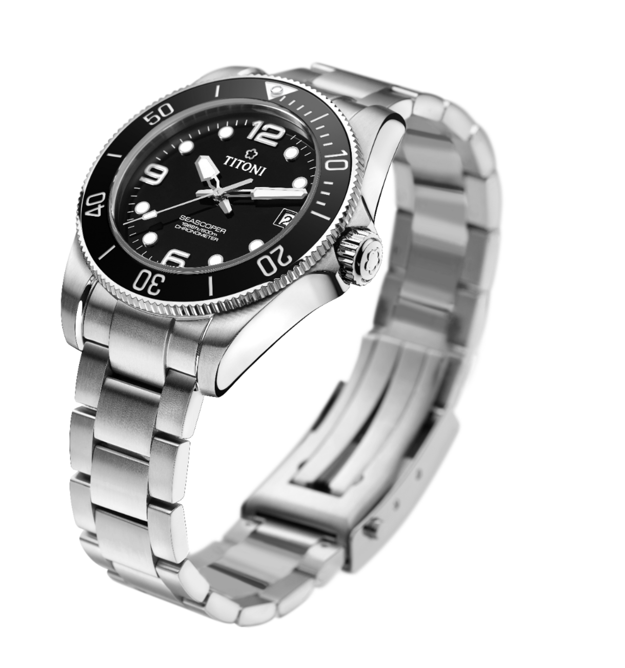 Titoni SEASCOPER CHRONOMETER 42MM Herrenuhr 83601 S-BK-256